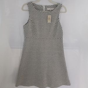 NWT Ann Taylor Loft Black/White Dress Sz 10P